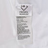 プラダ Re-nylon トライアングルロゴ ナイロン切り替え オーバーサイズ 長袖シャツ シャツジャケット ホワイト / ブラック
