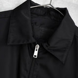 プラダ Re - Nylon トライアングルロゴ ナイロン シャツジャケット メンズ ブラック - NEWSED