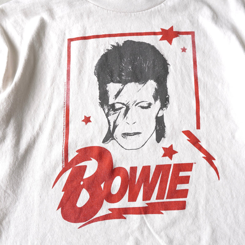 Remake｜"David Bowie" cropped tee shirt - NEWSED