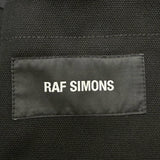 ラフシモンズ Replicants Hooded Jacket バックプリント レプリカンツ フーデッド コート ブラック 50 メンズ - NEWSED