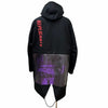 ラフシモンズ Replicants Hooded Jacket バックプリント レプリカンツ フーデッド コート ブラック 50 メンズ