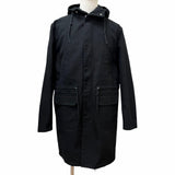 ラフシモンズ Replicants Hooded Jacket バックプリント レプリカンツ フーデッド コート ブラック 50 メンズ - NEWSED