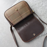 Retro Check Shoulder Bag - NEWSED