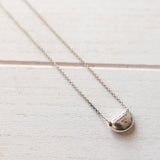 "Return to Tiffany" Bean Silver Necklace - NEWSED