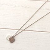 "Return to Tiffany" Double Heart Tags Silver Necklace - NEWSED