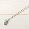 “Return to Tiffany”双心形标签银项链