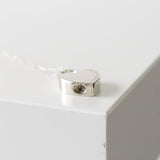 Return To Tiffany Heart Padlock Motif Silver 925 Necklace - NEWSED