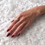 "Return to Tiffany" Oval Tag Silver Ring - NEWSED