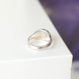 "Return to Tiffany" Oval Tag Silver Ring - NEWSED