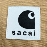 サカイ　カーハート Reversible Coat 3 コーデュロイ使い フーデッド ダブルジップアップ リバーシブル コート ベージュ 1 メンズ - NEWSED