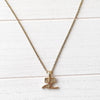 Rhinestone Gold Necklace