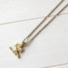 Rhinestone Gold Necklace