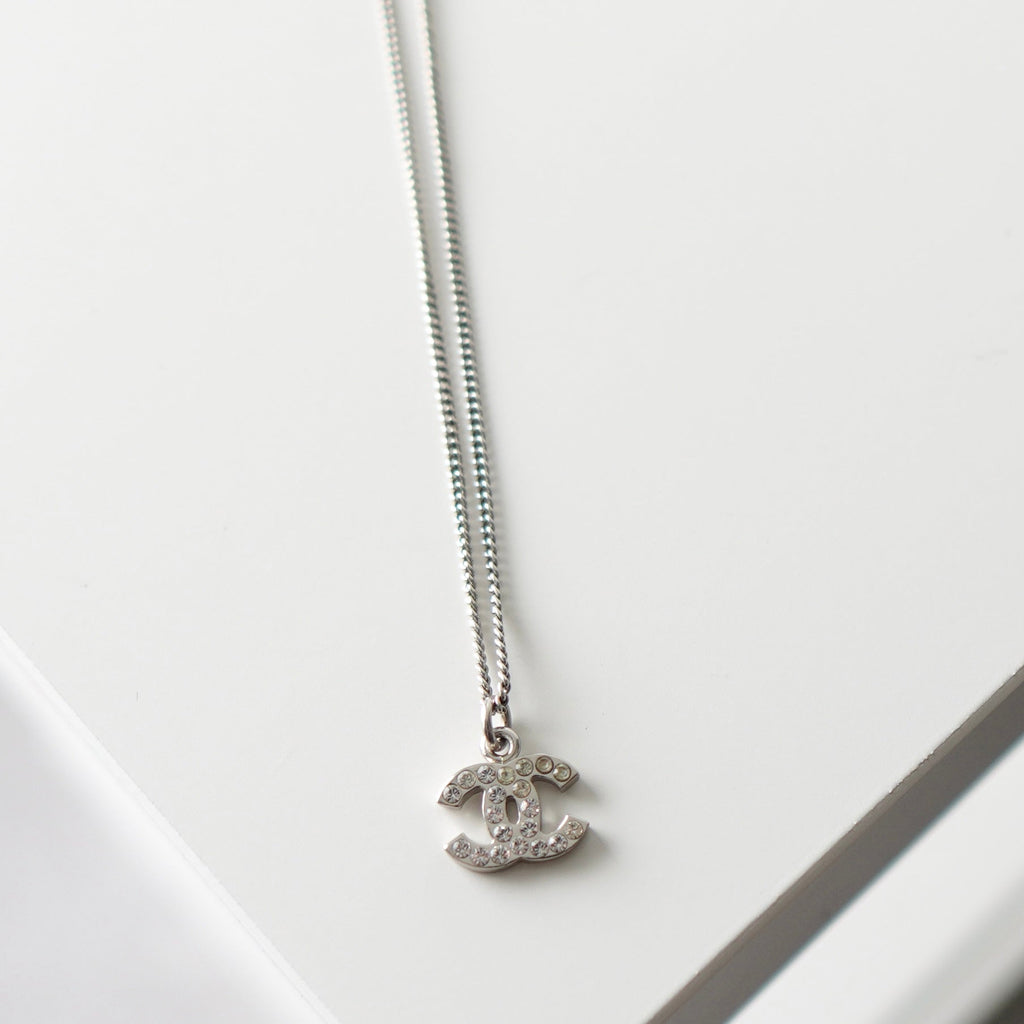 Rhinestone Silver Necklace