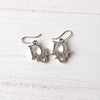 Rhinestone Silver Pierce