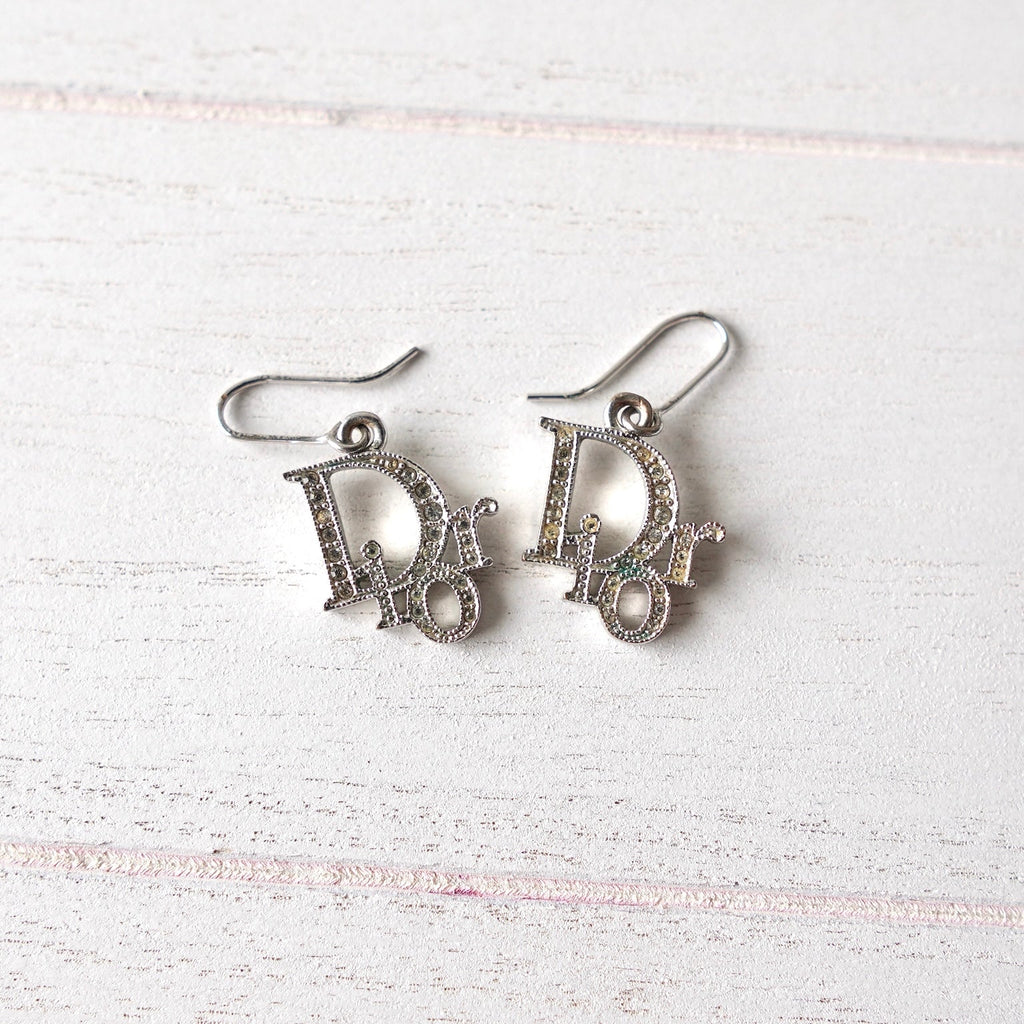 Rhinestone Silver Pierce