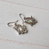 Rhinestone Silver Pierce