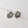 Rhinestone Silver Pierce