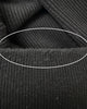 ストーンアイランド RIBBED SOFT ORIGINAL COTTON ロゴワッペン ドライバーズニット ブルゾン ブラック XL メンズ