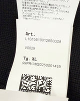ストーンアイランド RIBBED SOFT ORIGINAL COTTON ロゴワッペン ドライバーズニット ブルゾン ブラック XL メンズ - NEWSED