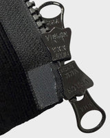 ストーンアイランド RIBBED SOFT ORIGINAL COTTON ロゴワッペン ドライバーズニット ブルゾン ブラック XL メンズ - NEWSED