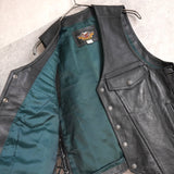 Riders Leather Vest - NEWSED