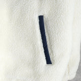 ザ ノースフェイス RIMO Fleece Anorak Hood Jacket ロゴ ハーフジップ ボア フリースジャケット ホワイト - NEWSED