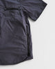 RIP STOP SHIRT サカイ ナイロン 半袖シャツ チャコールグレー サイズ1 メンズ