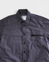 RIP STOP SHIRT サカイ ナイロン 半袖シャツ チャコールグレー サイズ1 メンズ - NEWSED