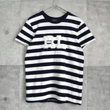 ポロ ラルフローレン ボーダー柄 RLロゴ Tシャツ ブラック × ホワイト - NEWSED