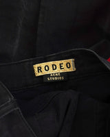 アクネ ストゥディオズ RODEO ロデオ パッチワーク デニムパンツ ブラック サイズ36 レディース - NEWSED