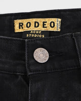 アクネ ストゥディオズ RODEO ロデオ パッチワーク デニムパンツ ブラック サイズ36 レディース - NEWSED