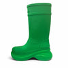 バレンシアガ×クロックス RUBBER CROCS BOOTS ロングブーツ グリーン 40 メンズ 未使用品