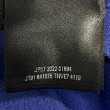 バレンシアガ ダメージ加工 キャンペーンロゴ 半袖Ｔシャツ ネイビー S メンズ - NEWSED