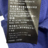バレンシアガ ダメージ加工 キャンペーンロゴ 半袖Ｔシャツ ネイビー S メンズ
