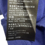 バレンシアガ ダメージ加工 キャンペーンロゴ 半袖Ｔシャツ ネイビー S メンズ - NEWSED