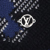 ルイヴィトン カモピケジャガード クルーネック ニット セーター ネイビー S メンズ
