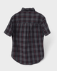 バーバリー ヴィンテージ ホースロゴ ノバチェック 半袖シャツ ネイビー S レディース