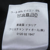 ディオール オム オブリーク クラッシュオパール加工 薄手 セーター ブラック S メンズ