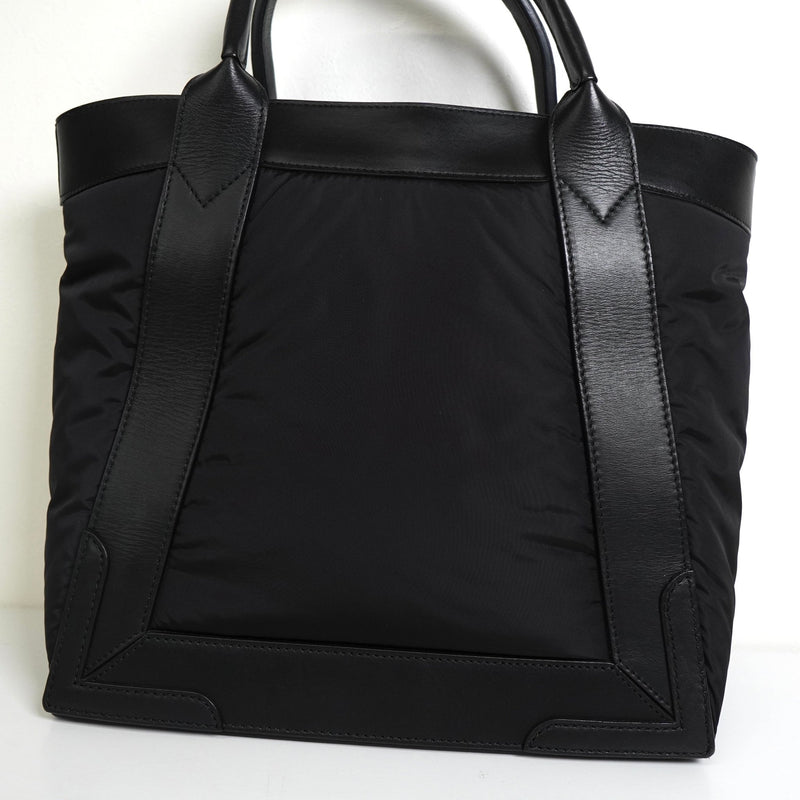 バレンシアガ カバス S ナイロン / レザー トートバッグ ブラック - NEWSED