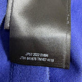 バレンシアガ ダメージ加工 キャンペーンロゴ 半袖Ｔシャツ ネイビー S メンズ - NEWSED