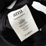 アミパリ アミ パリス ハートロゴ キャップ ブラック