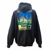 バレンシアガ SACRE COEUR ダメージ加工 フーデッド プルオーバー パーカー ブラック XS メンズ - NEWSED