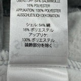 シュプリーム Satin Applique Hooded Sweatshirt バックロゴ プルオーバー パーカー グレー L メンズ - NEWSED