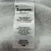 シュプリーム Satin Applique Hooded Sweatshirt バックロゴ プルオーバー パーカー グレー L メンズ