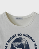 ヒステリックグラマー SATURDAY NIGHT TO SUNDAY MORNING Tシャツ ホワイト FREE レディース