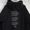 Scarface Friend Hooded Sweatshirt シュプリーム スカーフェイス パーカー フーディー ブラック メンズ