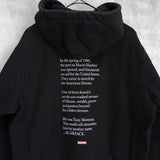 Scarface Friend Hooded Sweatshirt シュプリーム スカーフェイス パーカー フーディー ブラック メンズ - NEWSED