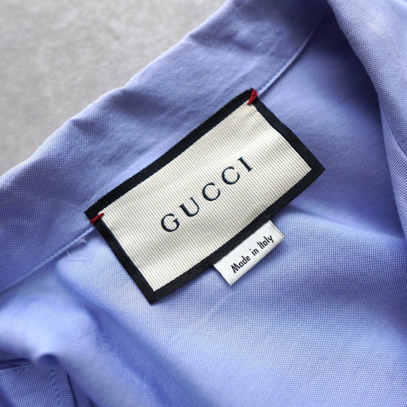 Scribble Logo Open Collar Shirt - NEWSED