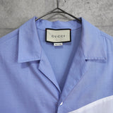 Scribble Logo Open Collar Shirt - NEWSED