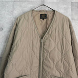Sefton Liner カーハート ワークインプログレス バックロゴ キルティング ライナージャケット カーキ - NEWSED